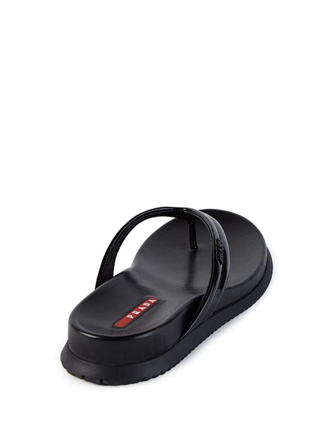 mens prada flip flops uk|Prada women's flip flops.